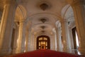 Bucharest parliament interiors Royalty Free Stock Photo