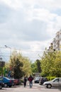 Bucharest pedestrian walkway