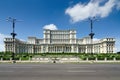Bucharest People's House in june 2012 Royalty Free Stock Photo