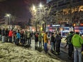 Bucharest protest January 2017 piata victoriei