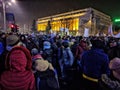 Bucharest protest January 2017 piata victoriei