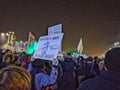 Bucharest protest January 2017 piata victoriei