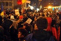 Bucharest Protests - 19 january 2012 - 6 Royalty Free Stock Photo