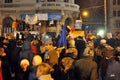 Bucharest Protests - 19 january 2012 - 8 Royalty Free Stock Photo