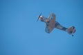 Bucharest/ Romania - AeroNautic Show - September 21, 2019: YAK 52TW Airplanes flying trough the sky