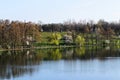 Tineretului park, springtime, Bucharest. Royalty Free Stock Photo