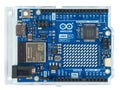 Bucharest, Romania - 03 19 2024: Arduino Uno R4 is a development board based on a 32-bit Renesas microcontroller