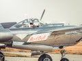 Red Bull logo livery on B 25J Mitchell aircraft. Flying bulls fleet