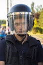 Diaspora protest in Bucharest against the government. Royalty Free Stock Photo