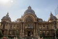 The CEC Palace in Bucharest. Royalty Free Stock Photo