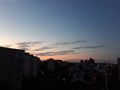 Sunrise bucharest Royalty Free Stock Photo