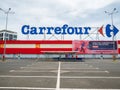 Carrefour Orhideea hypermarket in Bucharest. Carrefour S.A. is a French multinational retail with