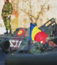 BUCHAREST, ROMANIA, DEC. 1: Military Parade on National Day of Romania Royalty Free Stock Photo