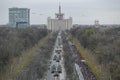 Bucharest, Romania - December 01, 2019: Military parade during Romania`s National Day celebration on December 1, 2019 in Buchares Royalty Free Stock Photo