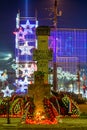 Bucharest, Romania December 25: Piata Universitatii Romanian R