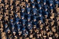 Military parade celebrating Romania`s National Day Royalty Free Stock Photo