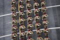 Military parade celebrating Romania`s National Day Royalty Free Stock Photo