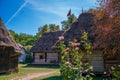 BUCHAREST, ROMANIA - Dimitrie Gusti National Village Museum, traditional Romanian village