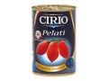 Can of Cirio Pelati, peeled plum tomatoes