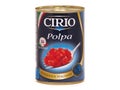 Can of Cirio Polpa, chopped tomatoes