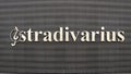 Bucharest, Romania - 17 February 2019: Stradivarius logo on Unirea Shopping Center building