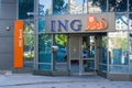 Exterior view of ING Bank branch