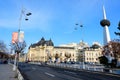 Bucharest, Romania, 2 January 2022: The Central University Library (Biblioteca Centrala Universitara)