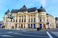 Bucharest, Romania, 2 January 2022: The Central University Library (Biblioteca Centrala Universitara)