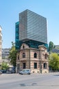 BUCHAREST, ROMANIA - 27 JULY, 2019: Memorial of Rebirth in Bucharest, Romania. Memorial of Rebirth on a sunny summer day with blue