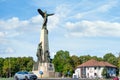 View with Monument to the Heroes of the Air (Monumentul Eroilor Aerului) located in located in Royalty Free Stock Photo