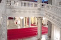 Bucharest, Romania - Luxurious vintage interior parliament palace