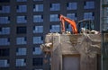 Old building demolition - Old Center - Bucharest Royalty Free Stock Photo