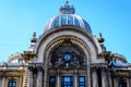 Bucharest, Romania - 27 March 2021: CEC Palace Palatul CEC, The Palace of the Savings Bank in the historical center on Victory Royalty Free Stock Photo