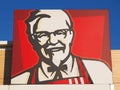 Colonel Sanders, the the official face of Kentucky Fried Chicken logo