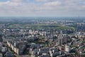 Bucharest, Romania, May 15, 2016: Aerial view of Vacaresti Nature Park Royalty Free Stock Photo