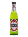 Beck`s glass bottle beer