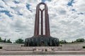 BUCHAREST, ROMANIA - MAY 14, 2017: Carol Park in Bucharest, Romania. Mausoleum in Background Royalty Free Stock Photo