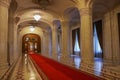 Bucharest, Romania - May 5, 2014: Interior of Palace of Parliament on in Bucharest. Royalty Free Stock Photo