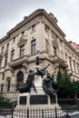 Bucharest, Romania, May 18, 2019: Old beautiful buildings in Bucharest Royalty Free Stock Photo