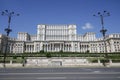 The Palace of Parliament building in Bucharest as seen from Piata Constitutiei Constitution Square Royalty Free Stock Photo