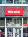 Miele store in Bucharest. Miele is a German manufacturer of high-end domestic appliances and