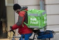 Bolt Food courier in Bucharest, Romania