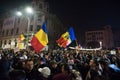 Bucharest, Romania - November 5, 2015 - Bucharest sees third day