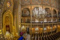 Inside of the synagogue Choral Temple, Bucharest, Romania Royalty Free Stock Photo