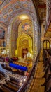 Inside of the synagogue Choral Temple, Bucharest, Romania Royalty Free Stock Photo