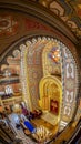 Inside of the synagogue Choral Temple, Bucharest, Romania Royalty Free Stock Photo