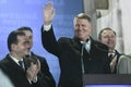 Romanian President Klaus Iohannis won presidential elections Royalty Free Stock Photo
