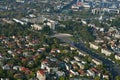 Bucharest, Romania, October 9, 2016: Aerial view of National Military Academy Royalty Free Stock Photo