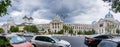 Panoramic view of Coltea Hospital and Coltea church in downtown Bucharest