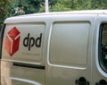 Bucharest/Romania: Parked DPD delivery van parcel vehicle on the